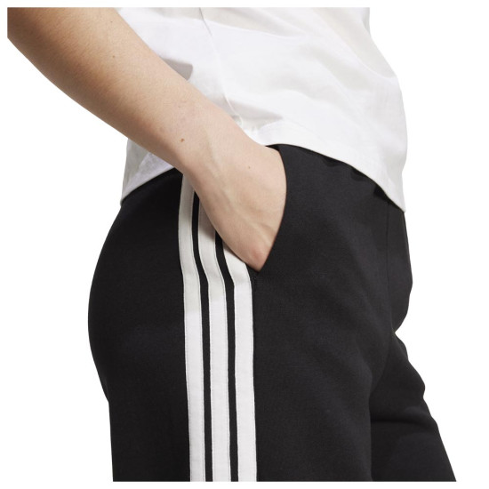 Adidas Γυναικείο παντελόνι φόρμας Essentials 3-Stripes Fleece Wide Pants Adidas Γυναικείο παντελόνι φόρμας Essentials 3-Stripes Fleece Wide Pants